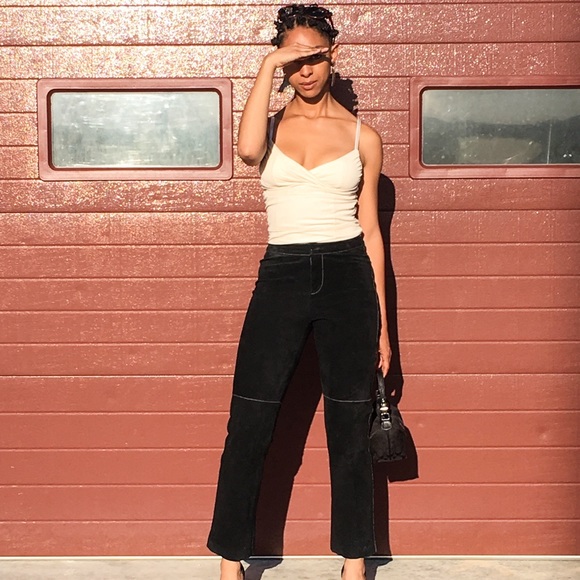 Pants - Suede leather Pants